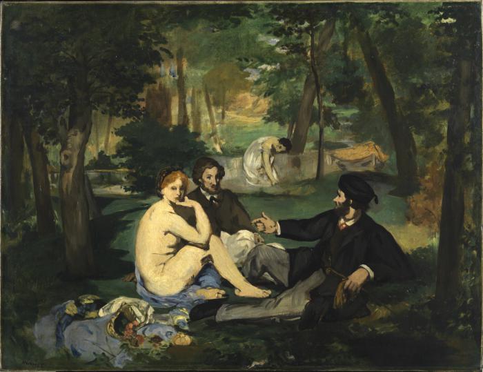 Manet Edouard, "Le déjeuner sur l'herbe" 24549110