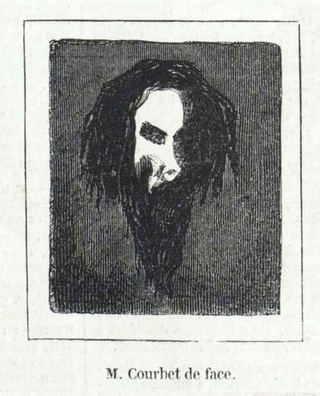 Courbet Gustave: autoportraits, portraits photographiques et caricatures du  peintre