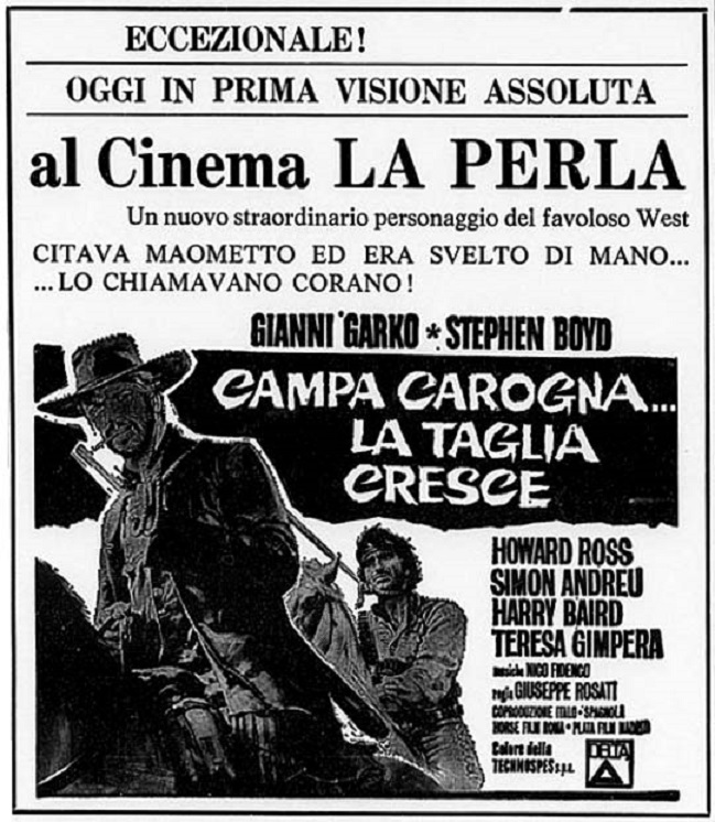 La charge des diables ( Campa Carogna, la Taglia Cresce ) –1973- Giuseppe ROSATI Campa-10