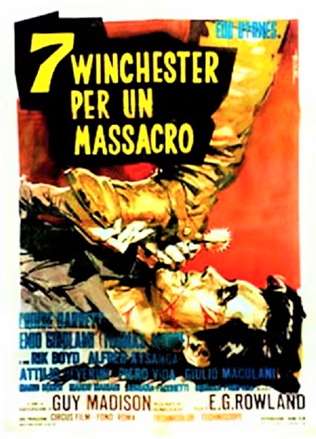 Sept Winchester pour un massacre - Sette winchester per un massacro - 1967 - Enzo G. Castellari Capas-10