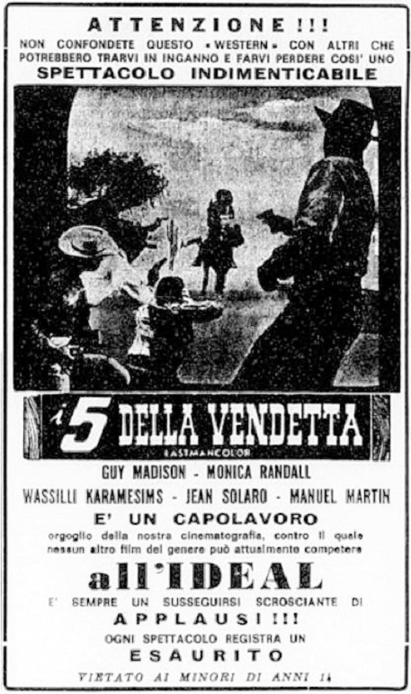 Les Cinq de la vendetta - I cinque della vendetta - Aldo Florio - 1966 I-5-de11