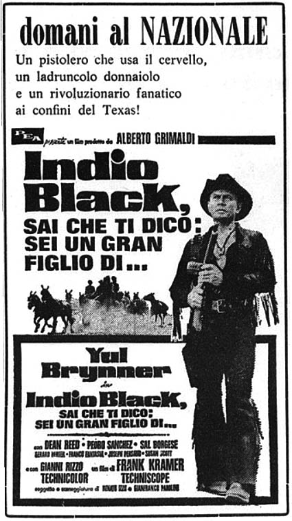 Adios Sabata - Indio Black, sai che ti dico: Sei un gran figlio di...  - 1970 - Frank Kramer ( Gianfranco Parolini ) Indio-10