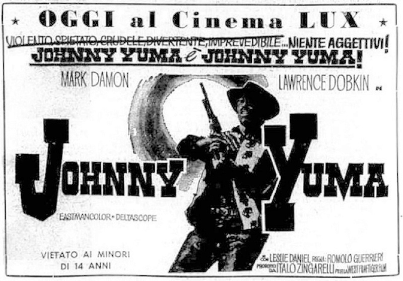 Johnny  Yuma ( Idem ) –1966- Romolo Guerrieri ( Romolo Girolami ) Johnny12