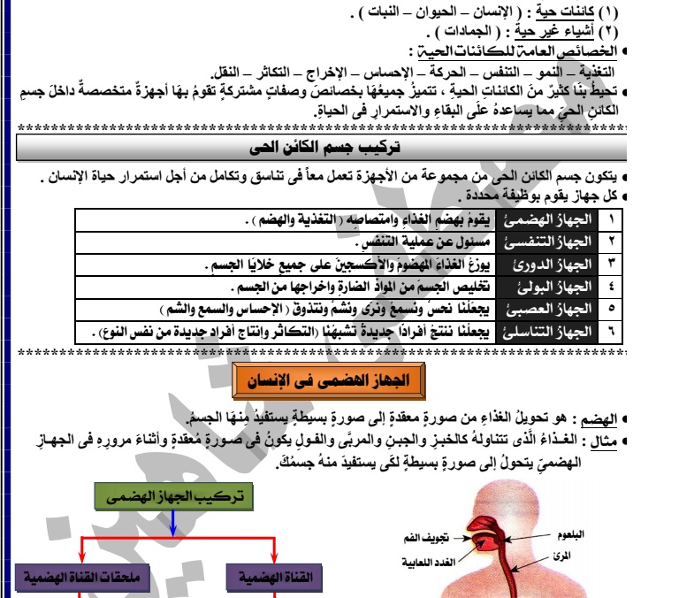 مذكرة علوم للصف الرابع الإبتدائى معدلة حسب منهج الترم الثانى 2018 للرائع مصطفى شاهين Uao_10