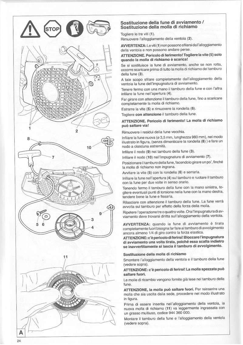 dolmar motoseghe manuali di uso e manutenzione Dolmar69