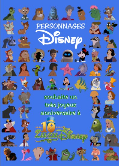 [Concours de Création] Affiches des "10 ans de Zuzu Disney" - Page 5 Affich10