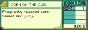 Rune Factory 2 : Le Coffre à 100% : Cuisine Corn_o10