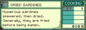 Rune Factory 2 : Le Coffre à 100% : Cuisine Dried_10