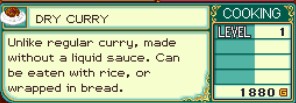 Rune Factory 2 : Les Recettes Cuisine Dry_cu10