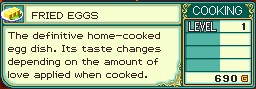 Rune Factory 2 : Le Coffre à 100% : Cuisine Fried_12