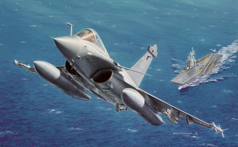 SPECIAL ILLUSTRATIONS HELLER : AVIONS ARMEE DE L'AIR & MARINE - Page 2 Rafale10