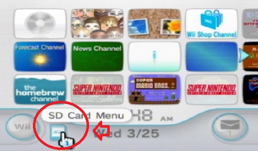 Wii System Menu 4.2U Softmod Sdicon10