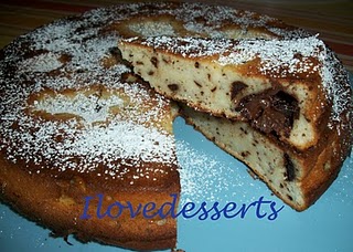 Torta con Ricotta e Cioccolato senza glutine  100_1310