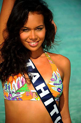 Photos officielles de Poehere à Miss France 2011 Tahiti14