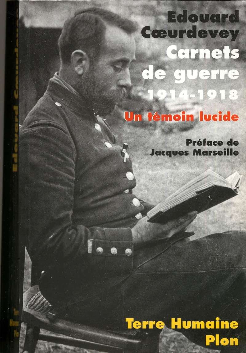 (E) Livre Carnets de guerre 1914-1918 d'Edouard Coeurdevey - vente cloturée Sans_t96