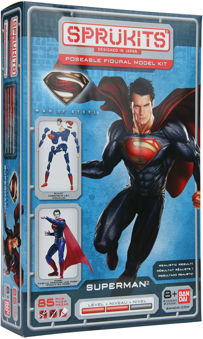 Man of Steel Superman - Level 2 (Sprukits-Bandai)  Superm16