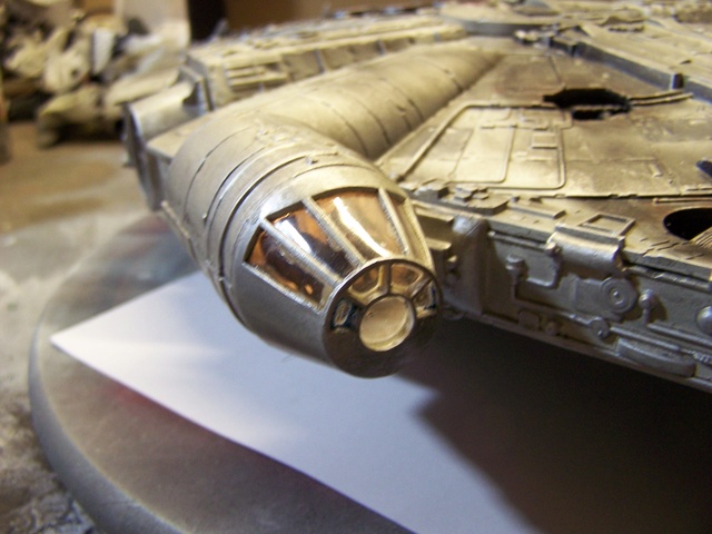 Meine Schrottmühle...Restauration eines Modells des Milenium Falcon vom AMT-Ertl 100_3619