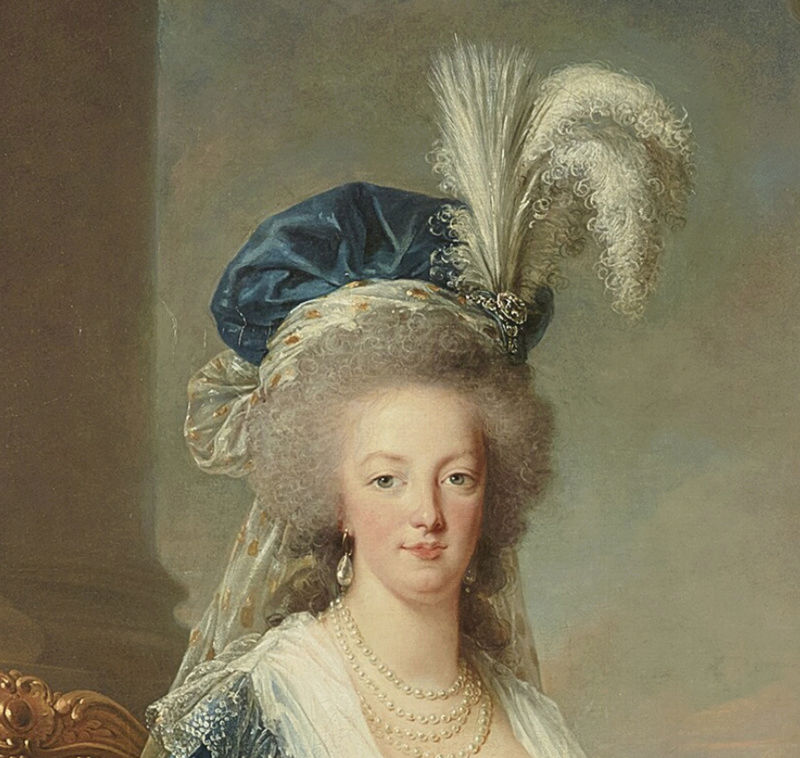 Portraits de Marie-Antoinette au livre, en robe bleue, par et d'après Vigée Le Brun (1785 - 1788 ?) Captu169