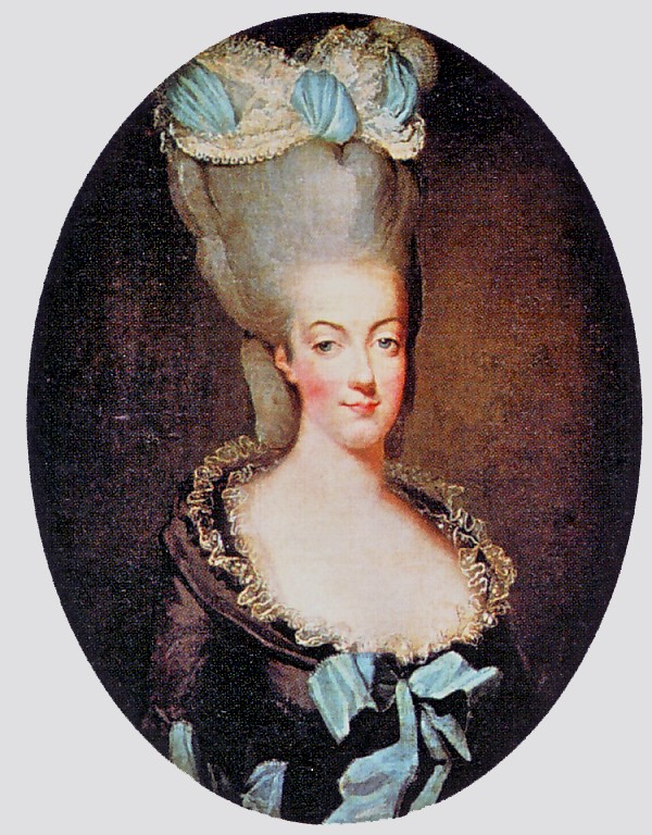livre - Marie-Antoinette au livre par ou d'après F.-H. Drouais (1781) ? Ma_gau10