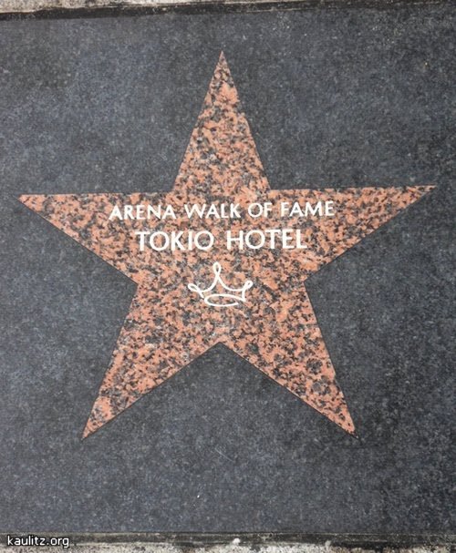 Tokio Hotel's arena walk of fame by fans 15515710