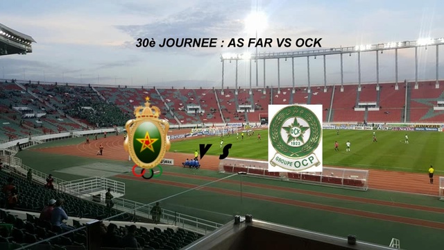  AS FAR 1-0 OCK :  30è et dernière journée de la Botola  24129615