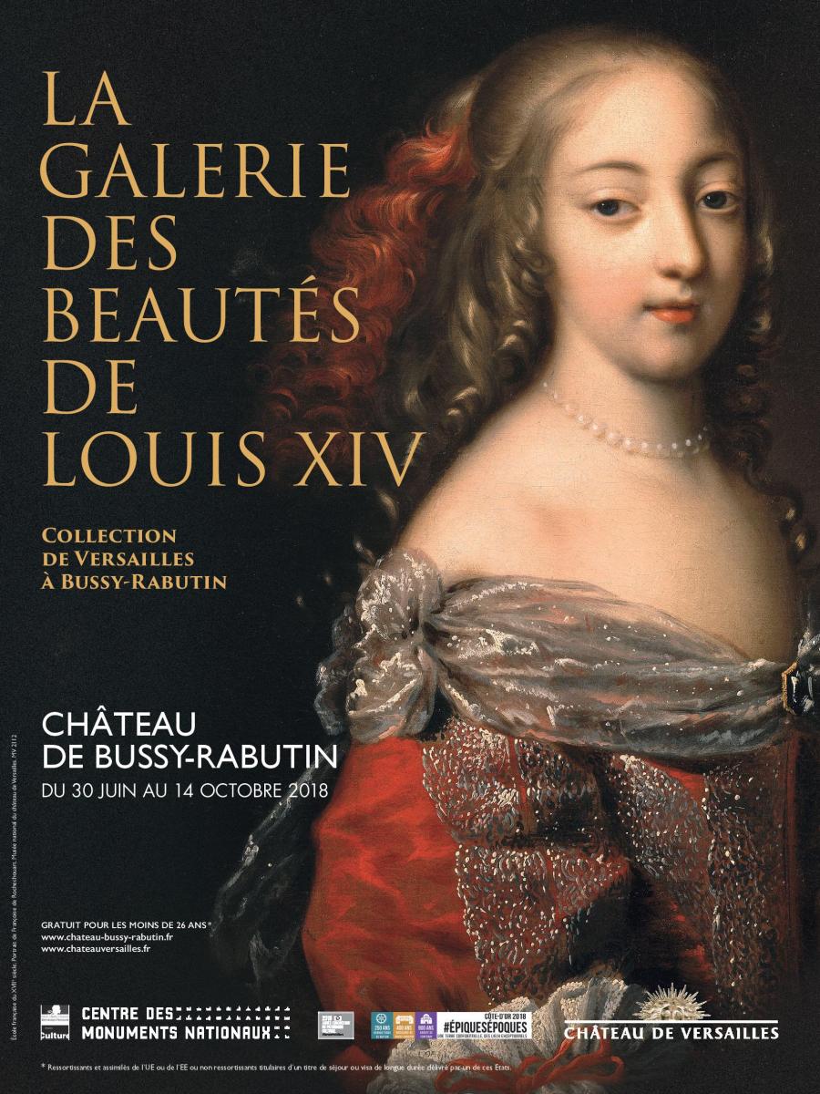 Exposition "La galerie des beautés de Louis XIV" au château de Bussy-Rabutin Affich10
