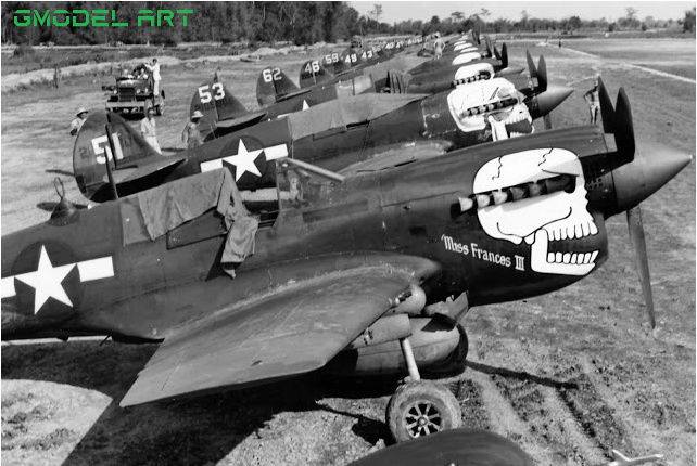 P 40 Warhawks “The Burma Banshees” Captu745