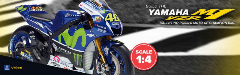 Valentino Rossi's Yamaha YZR-M1 | 1:4 Model Captu792
