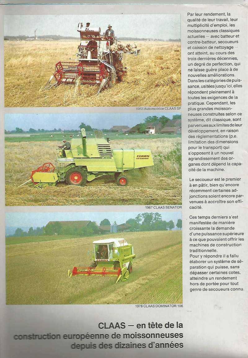 CLAAS: Moissonneuse Batteuse  - Page 2 Claas_10