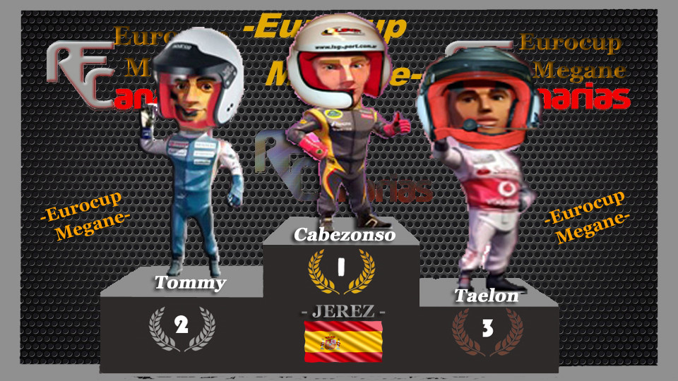 Tercera carrera Eurocup Megan Trophy Podium12