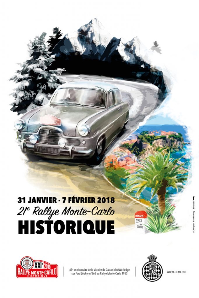 Rallye Monte-Carlo Historique 2018. Visuel10