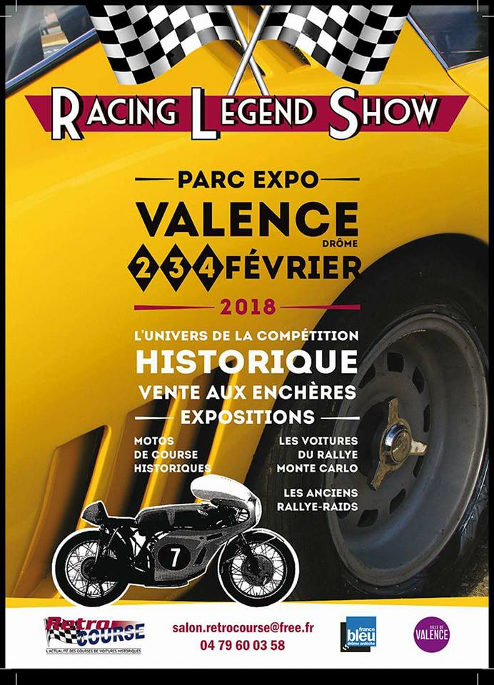 Racing Legend Show Valence 2018 Affich10