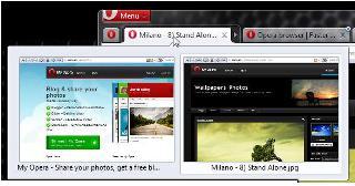 Opera 11 com extensões e novidades nos separadores Opera-10