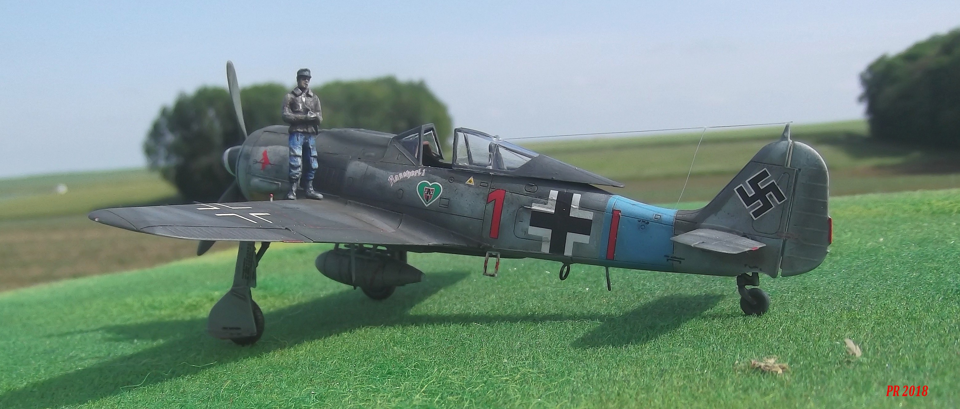 FW 190  A 8  Maquette Eduard Ab0110