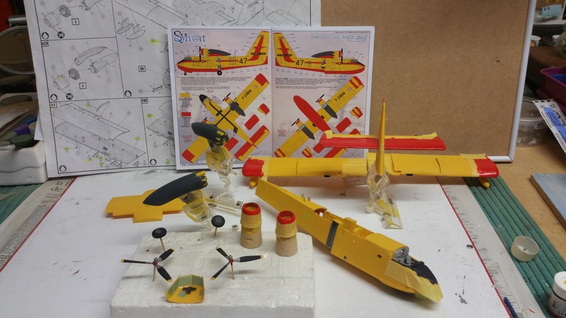 CANADAIR CL-215 améliorations NHDetail, SCALE AIRCRAFT CONVERSIONS et SYHART Réf 80373 20180297