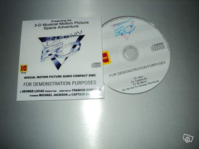 CD Promo Captain Eo Michael Jackson 45167810