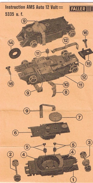 FALLER chaparral 2F  user manual  1/64 Chapar99