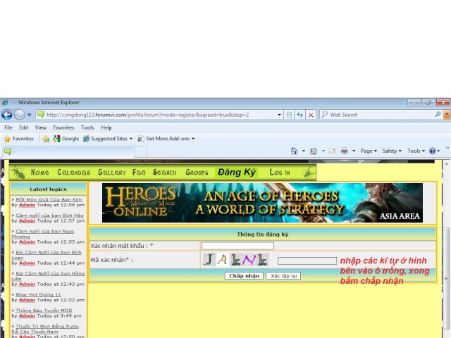 Hướng Dẩn Cách Đăng Ký Thành Viên Diển Đàn St410