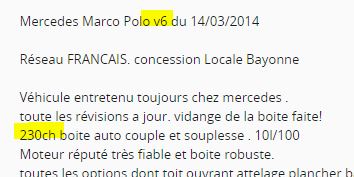 Les annonces de Marco-polo sur le BONCOIN qui font rire... ou pleurer! V610