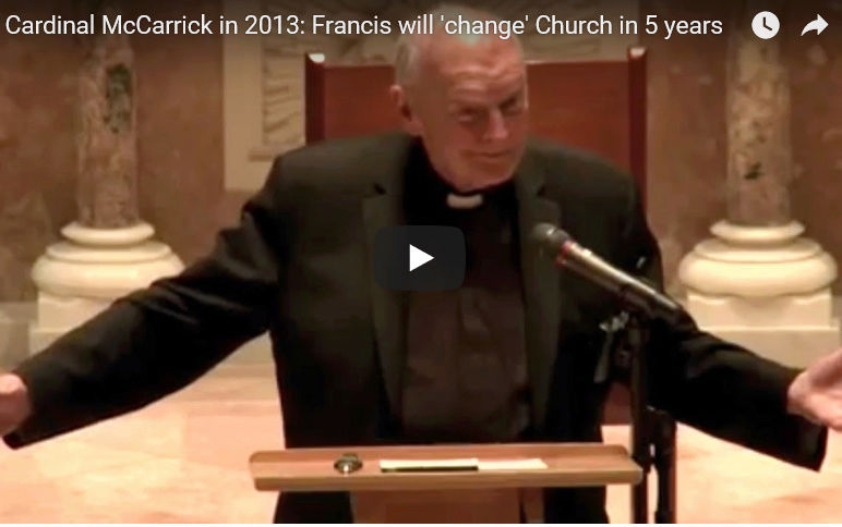 Mgr McCarrick : La mafia de Saint Gall a donné 5 ans au Pape François pour déconstruire l'Église Cat Captur20