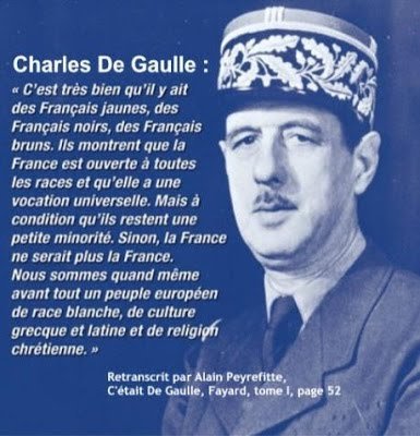 Bréviaire identitaire français - Extrait tiré des paroles du Général De Gaulle ! Dwzea810