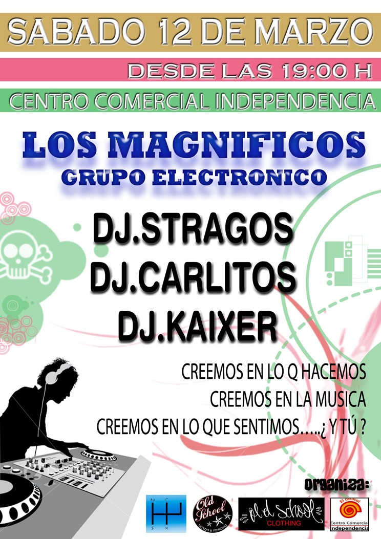 LOS MAGNIFICOS EN EL CARACOL.12 DE MARZO 2011 Cartel11