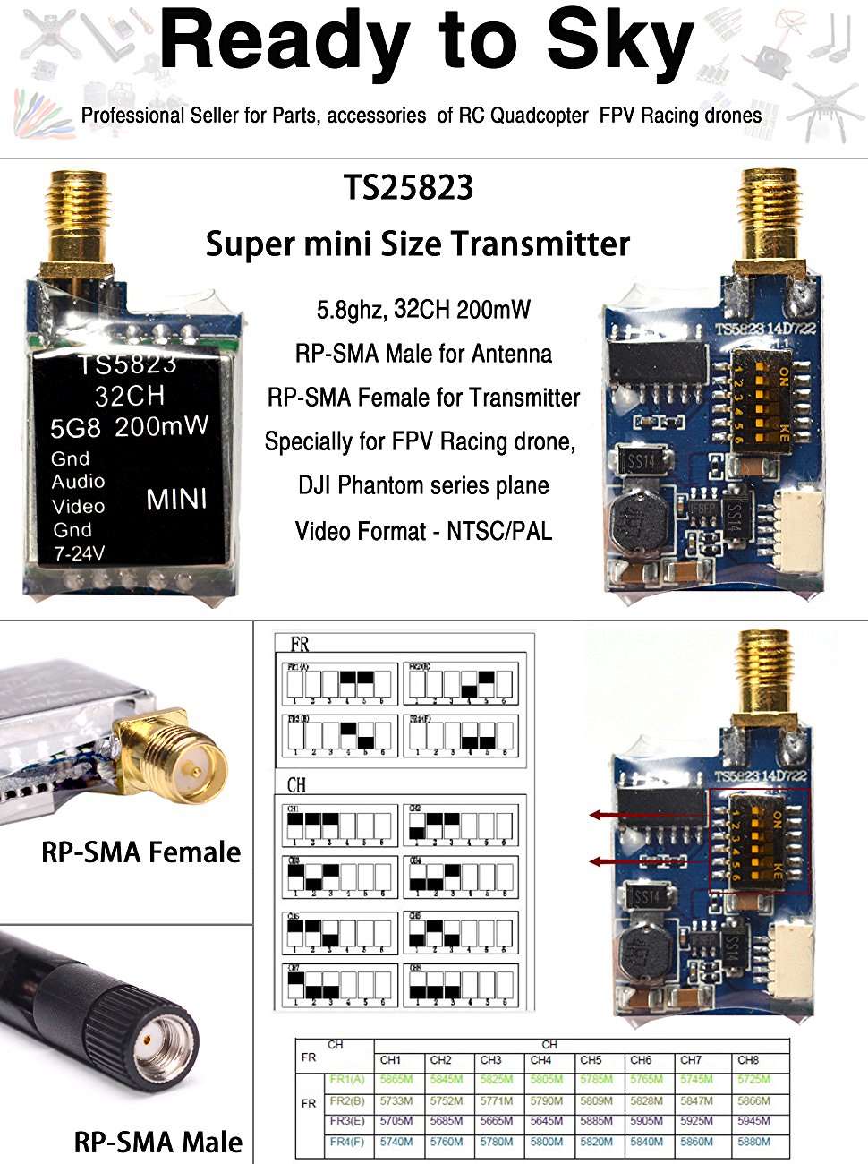 FPV / Notices VTx & VRx Ts582312