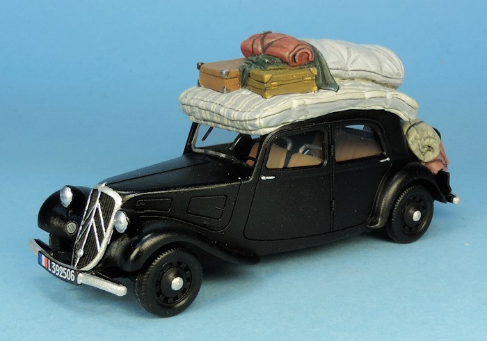 Traction Avant 11cv de la débâcle au 1/48 et 1/43 par Elodie Ob_84b10