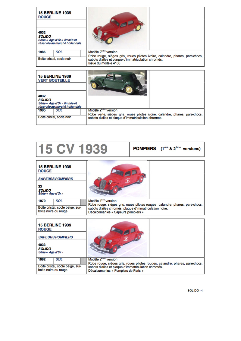 Les premières Citroën 15 CV de SOLIDO Solido19