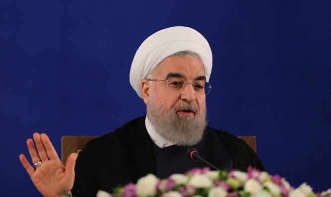 Israel National News - Rouhani declares "victory" over Trump Img78510