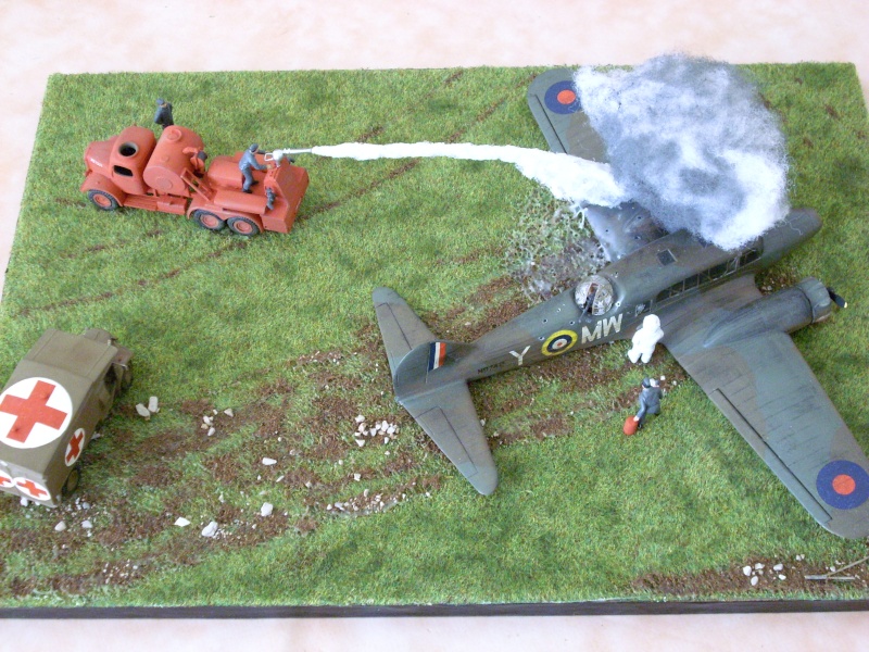 Plane Crash Diorama