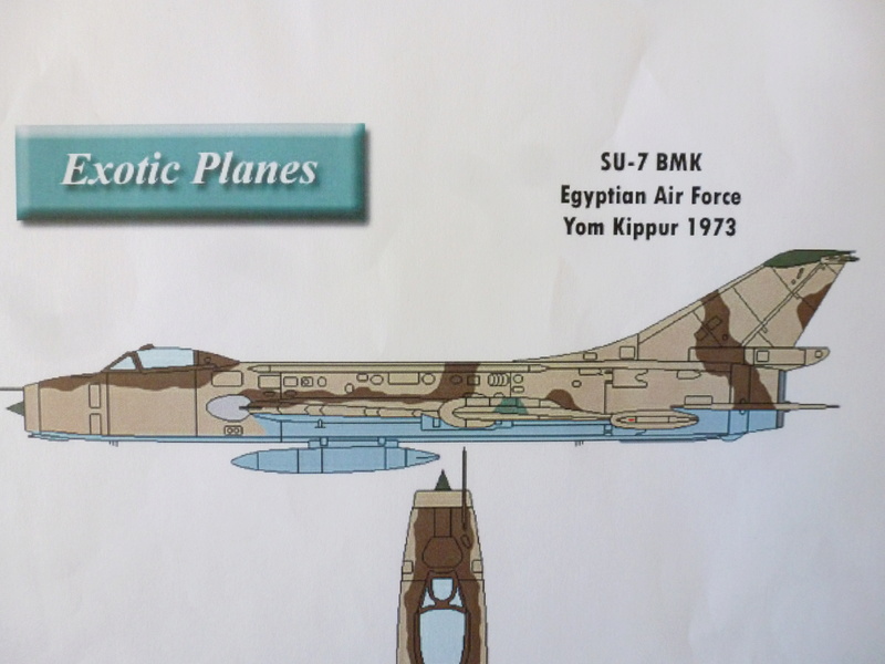 Su 7 BMK  Fitter  egypt AF  Modelsvit 1/72 P1110113