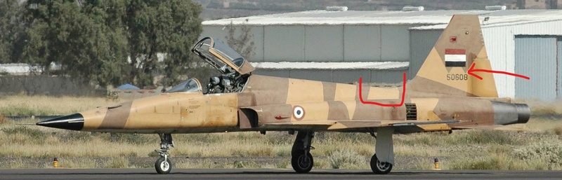 F 5 E Tiger North Yemen   Hobby Boss + Italeri  1/72 Yaf_f-11