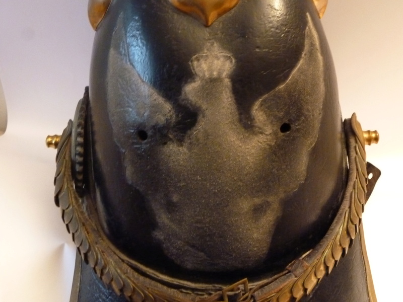 le premier casque à pointe Allemand, le modèle 1842 P1260440